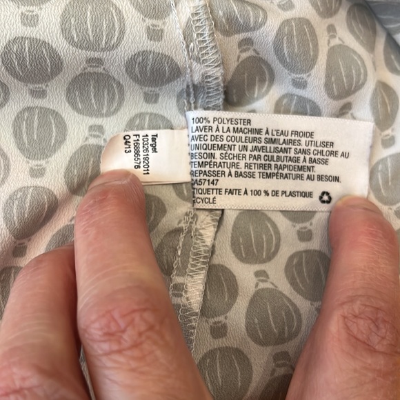 Merona Gray & White Button Down Dress Shirt - XS - Picture 9 of 9